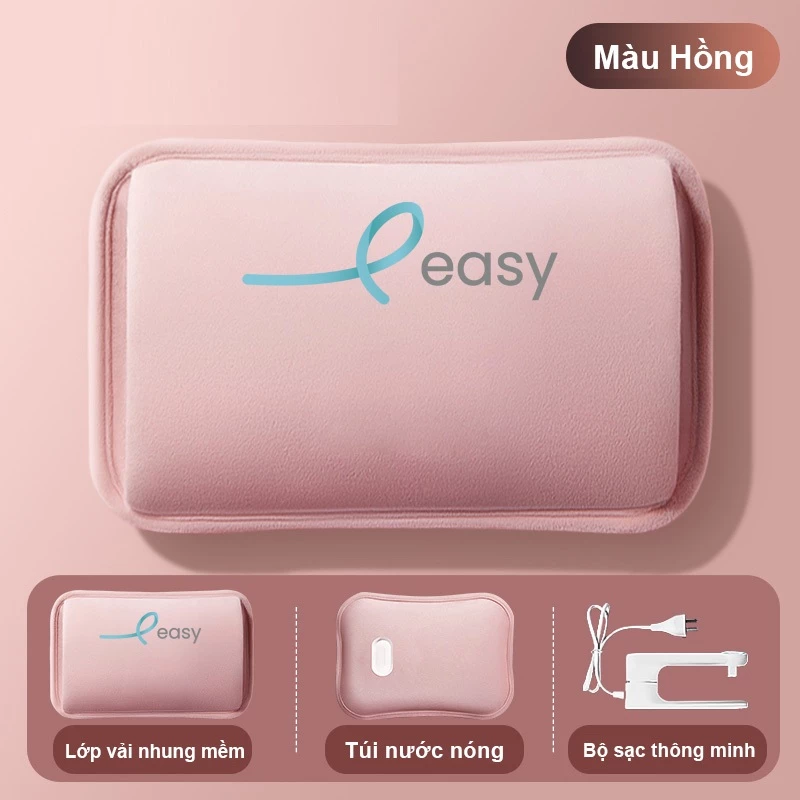 Bộ túi sưởi tay EASY hồng