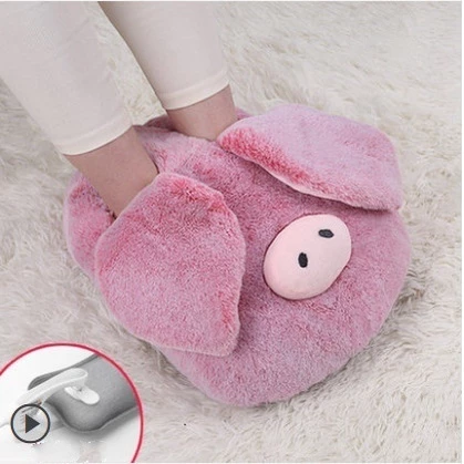 Túi sưởi chân HL- Mặt heo hồng